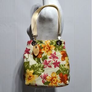Caribbean Joe Floral Let's Go Handbag
